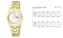 Citizen Women's Gold-Tone Stainless Steel Bracelet Watch 28mm EQ0562-54A